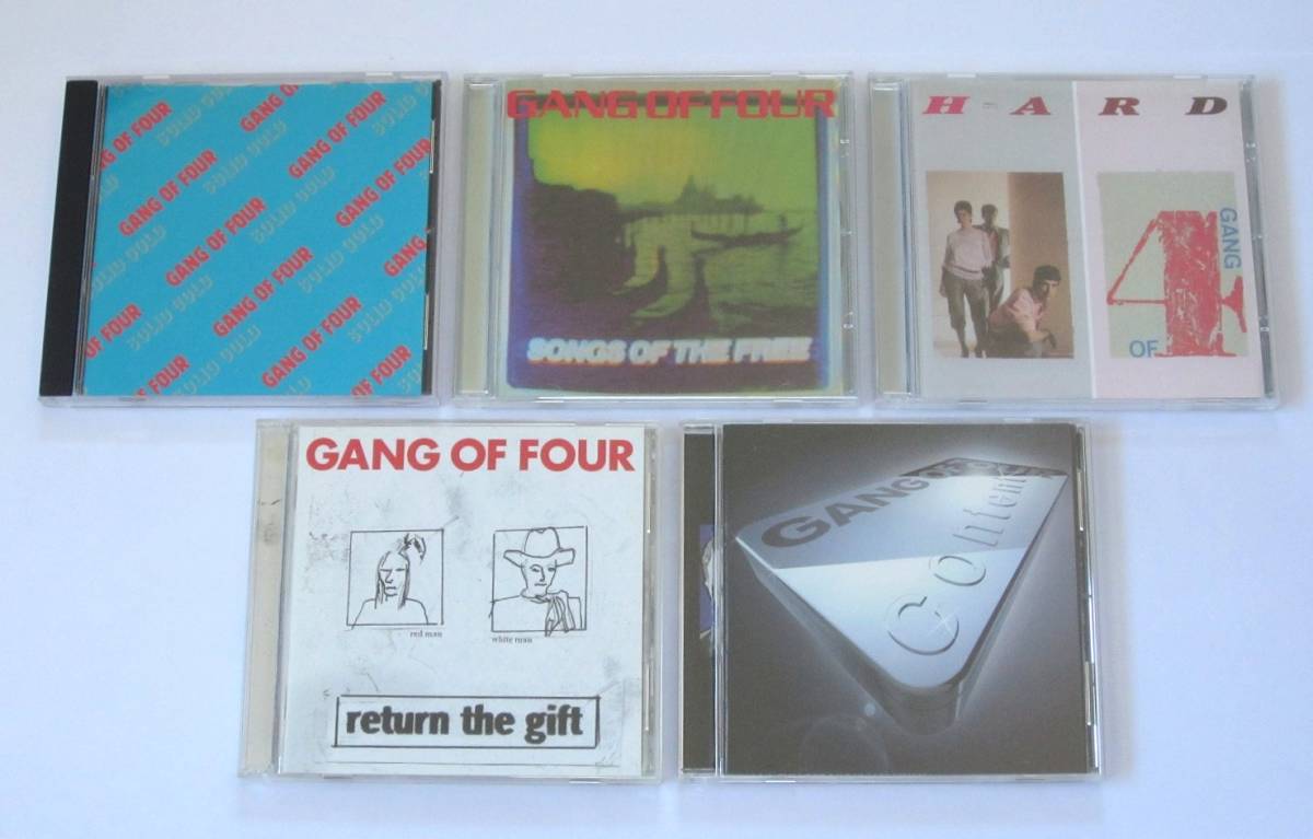 希少 まとめて♪良好５枚セット★ギャング・オブ・フォー GANG OF FOUR Solid Gold Songs Of The Free HARD return the gift content CDの画像1