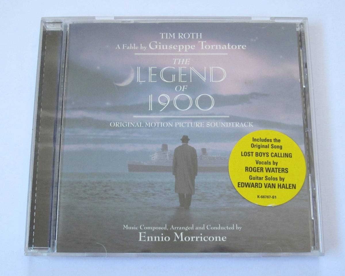 盤面美麗♪良好★ 海の上のピアニスト サントラ 『The Legend Of 1900』 エンニオ・モリコーネ Roger Waters Edward Van Halen 輸入盤 CD_画像1