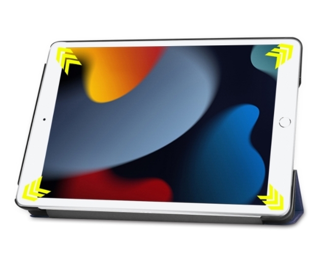 iPad 10.2インチ ケース 第7/8/9世代　軽量 薄型 三つ折スタンドケ-ス☆高品質PUケース_画像8