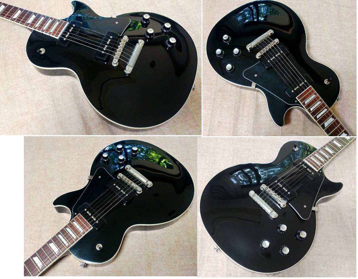 2018 製品　Gibson Les Paul Classic Ebony Ｐ-90 Soapbar Black beauty同様_画像5
