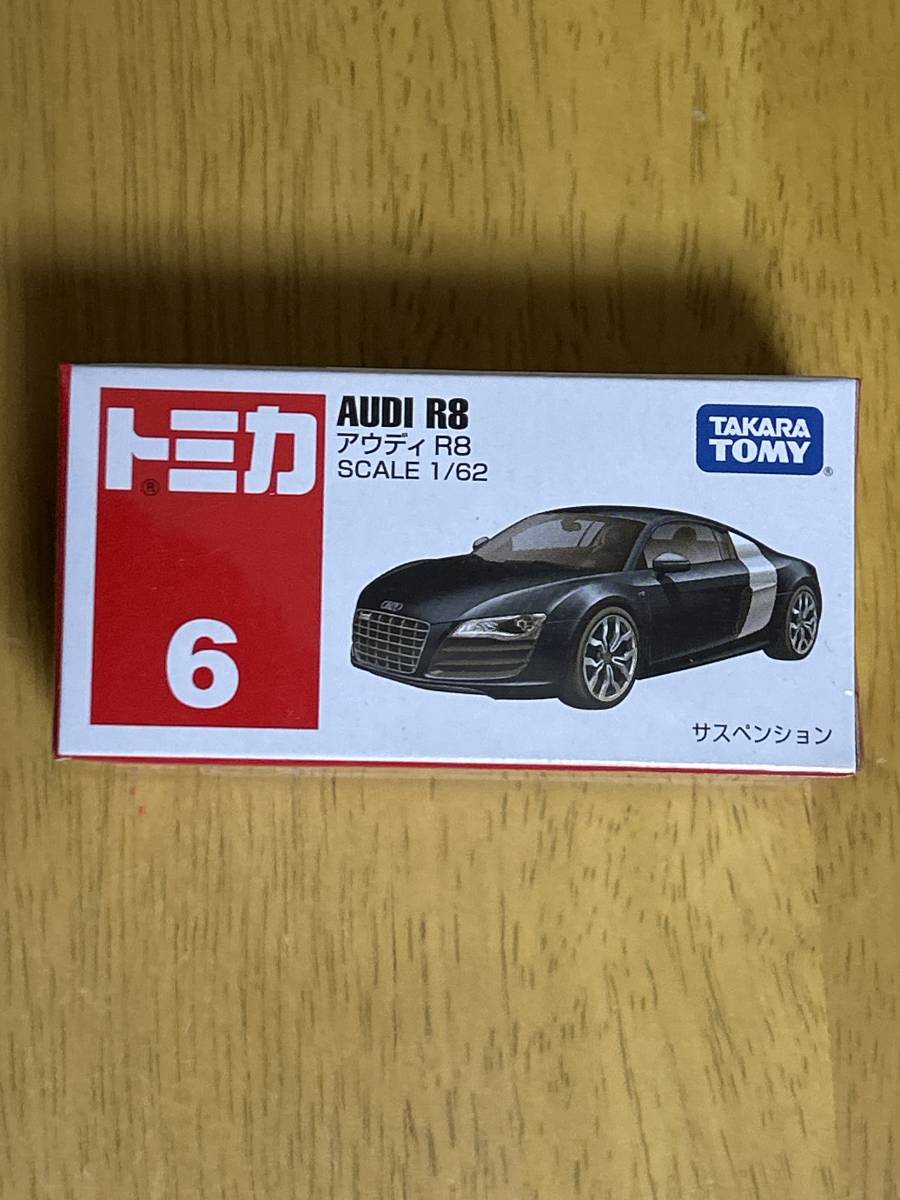 【未使用】★トミカ ６　アウディ Ｒ８ ★_画像1