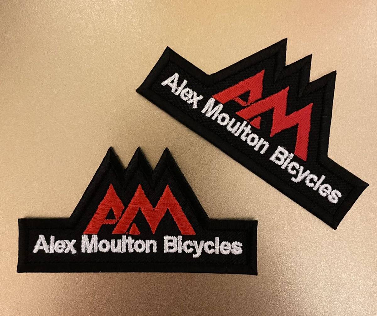 Alex Moulton Bicycles AMワッペン　 2枚セット　 送料無料_画像1