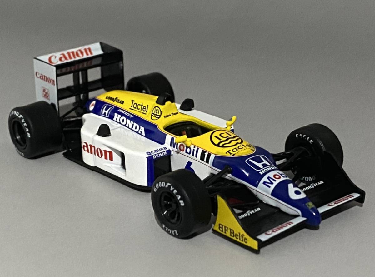 1/43 F1 Canon Williams Honda FW11B Nelson Piquet #6 ◆ 1位 1987 FIA Formula One World Championship ◆ ウィリアムズ ネルソン ピケの画像1