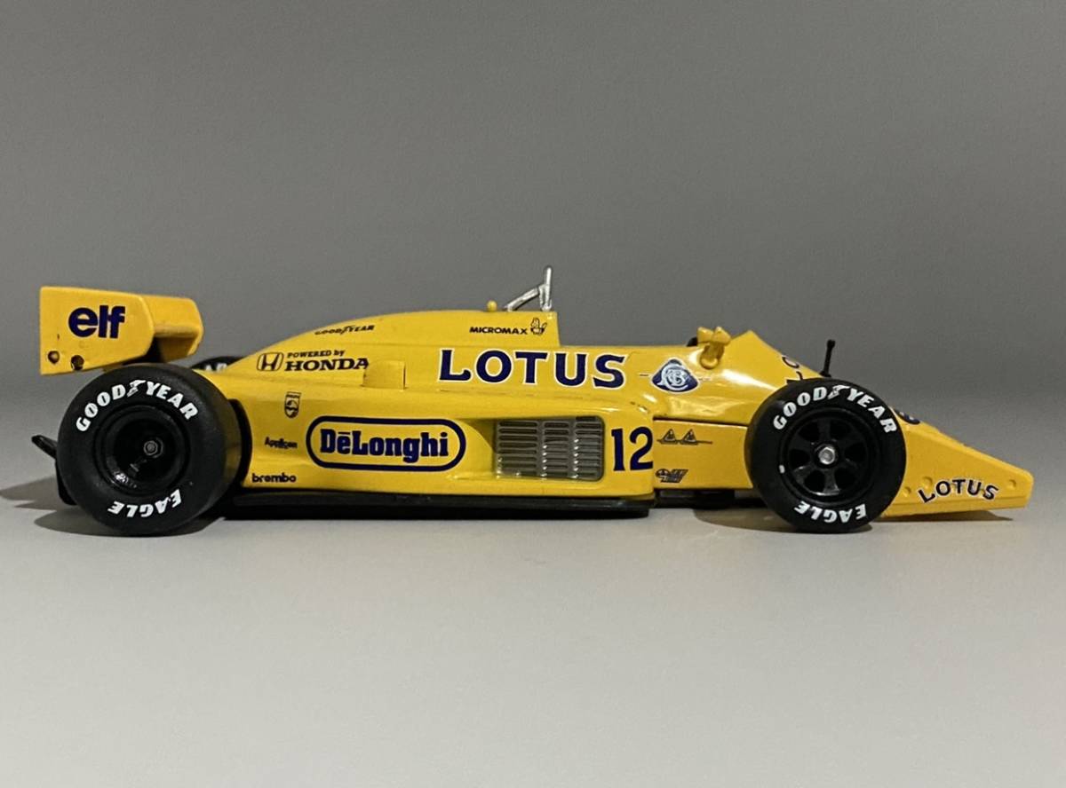 1/43 Camel Team Lotus Honda 99t 1987 Ayrton Senna ◆ 3位 1987 FIA F1 World Championship ◆ ロータス ホンダ - アイルトン セナの画像7