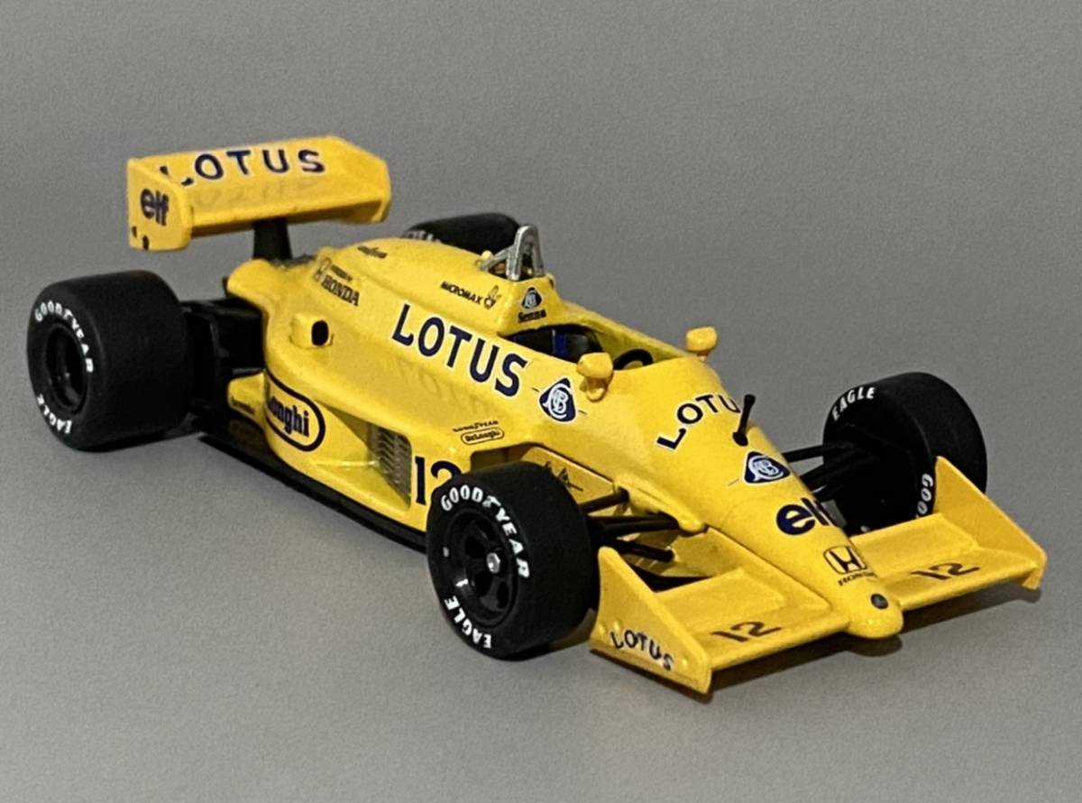 1/43 Camel Team Lotus Honda 99t 1987 Ayrton Senna ◆ 3位 1987 FIA F1 World Championship ◆ ロータス ホンダ - アイルトン セナの画像1