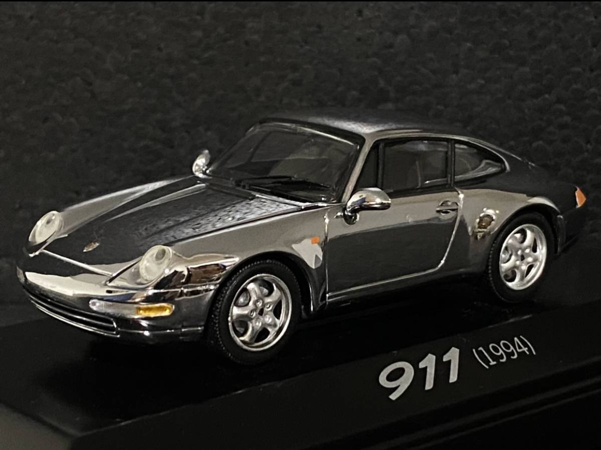 Minichamps 1/43 Porsche 911 993 (1994) Chrome * Limited Edition 40 Jahre / Years 911 * Minichamps WAP 020 108 14