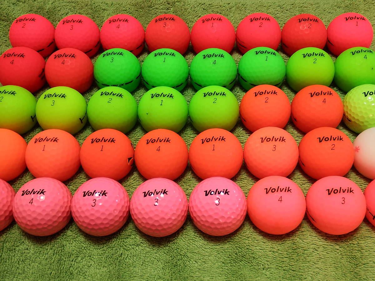 送料無料　ボルビック　各種　40個　ロストボール　Volvik　ゴルフボール　マットカラー カラーボール_画像8