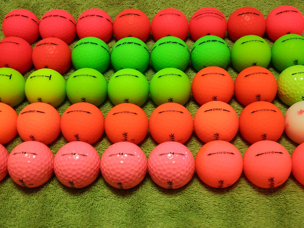 送料無料　ボルビック　各種　40個　ロストボール　Volvik　ゴルフボール　マットカラー カラーボール_画像9