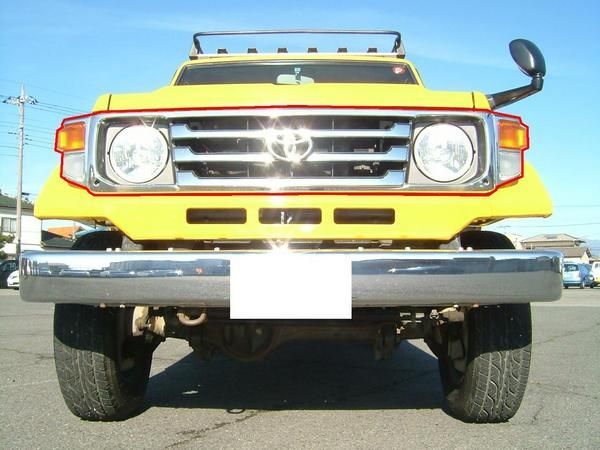  Toyota Land Cruiser 70 series front latter term grill corner left right set Land Cruiser HZJ76K HZJ76V HZJ74V HZJ74K HZJ71V