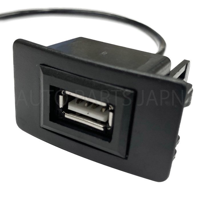 Aタイプ ホンダ インサイト ZE1 USB 接続通信 パネル 配線付 USB ポート 埋め込み 増設 ケーブル 2.1A 12V ブラック 送料無料_画像2
