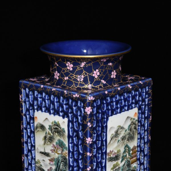 中国古玩 骨董 美術品 清時代古人紋染付壺 一輪挿し 花瓶 伊万里 中国古玩 骨董 美術品 清時代古人紋染付壺 一輪挿し 花瓶 伊万里