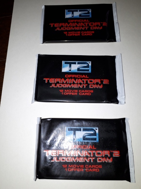 ターミネーター2　トレーディングカード　３パックセット_画像1