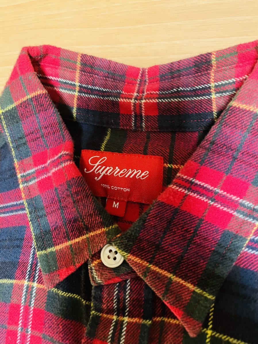 Supreme 09AW Prep Flannel Plaid Shirt M_画像4