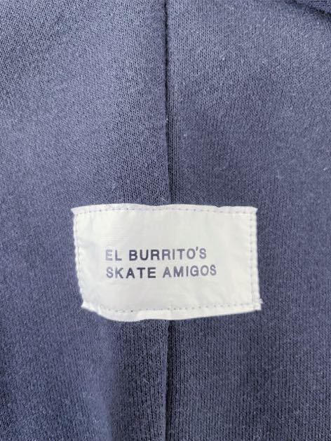 レア 美品 El Burrito's Skate Amigos セットアップ エルブリ スウェットパーカー パンツ NAVY ネイビーXLサイズ descendantディセンダント_画像6