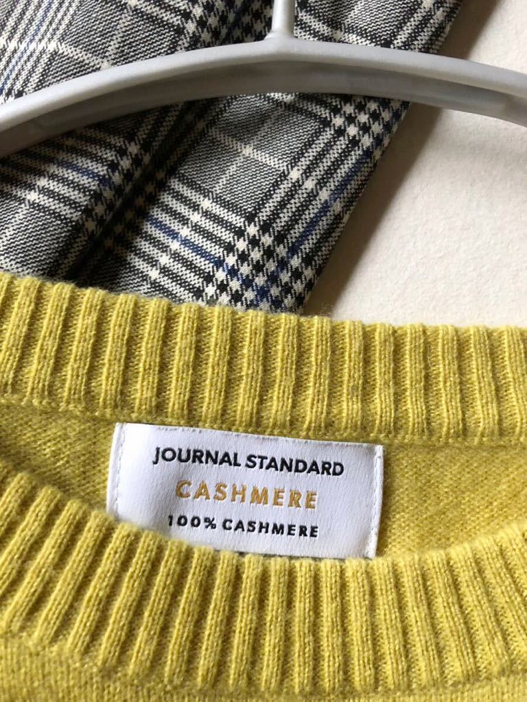 ジャーナルスタンダード JOURNAL STANDARD 柔らかカシミヤ100%大人可愛いきれい色ゆったりオーバーサイズニット♪_画像5