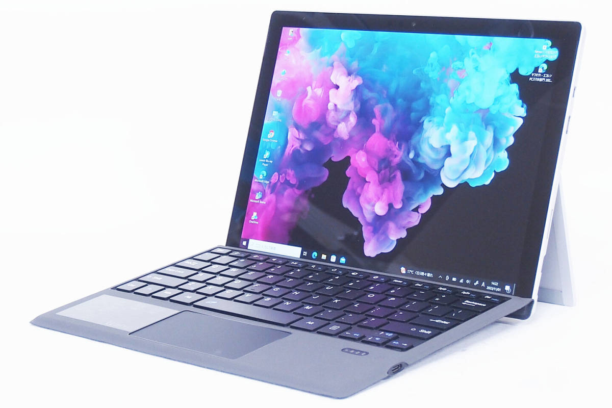 【即配】LTEフリー!新品非純正キーボード付 高性能タブPC Surface Pro 5 i5-7300U RAM8G SSD256G 12.3PixelSenseタッチ Win10Proリカバリ