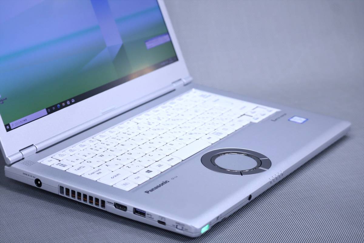 【1円～】バッテリー良好！超軽量1.17kg！Office2019搭載14型FHD快速ノート！CF-LV7 i5-8350U RAM8G SSD256G 顔認証カメラ Win10リカバリ_画像2