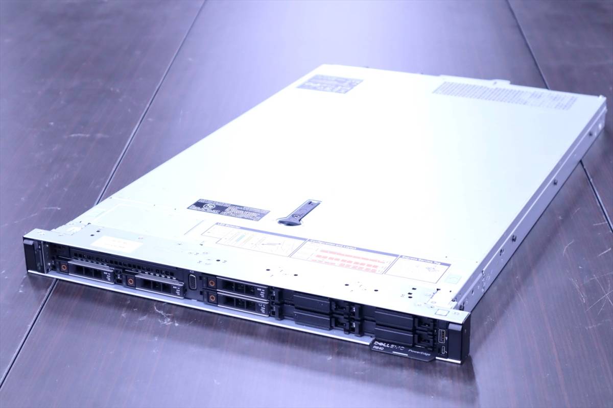 【即配】超高性能ラックサーバ DELL PowerEdge R640 Xeon Gold 6240 2基搭載 512GB SAS1.2TB-10K + SAS600GB-15K x3