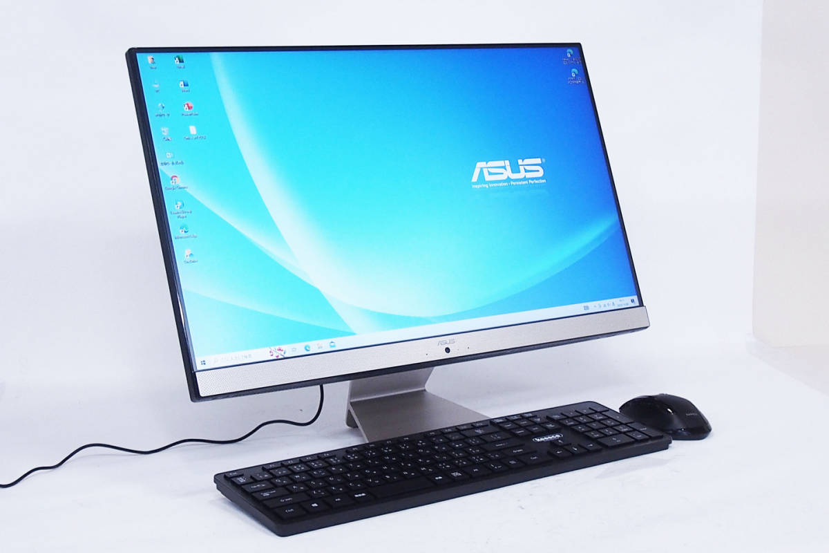 【即配】Office2021搭載！極薄ベゼル23.8FHD！ASUS Vivo AiO V241ICUK i5-7200U 8G 1T カメラ Bluetooth Win10Home_画像2