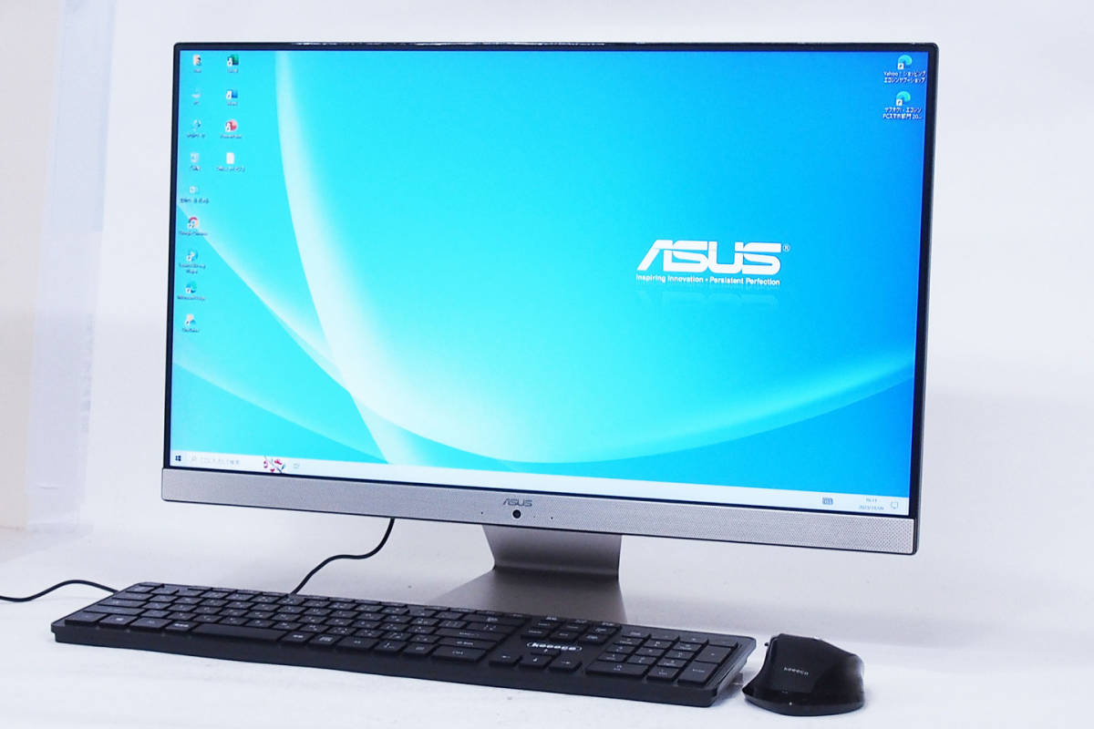 【即配】Office2021搭載！極薄ベゼル23.8FHD！ASUS Vivo AiO V241ICUK i5-7200U 8G 1T カメラ Bluetooth Win10Home_画像1