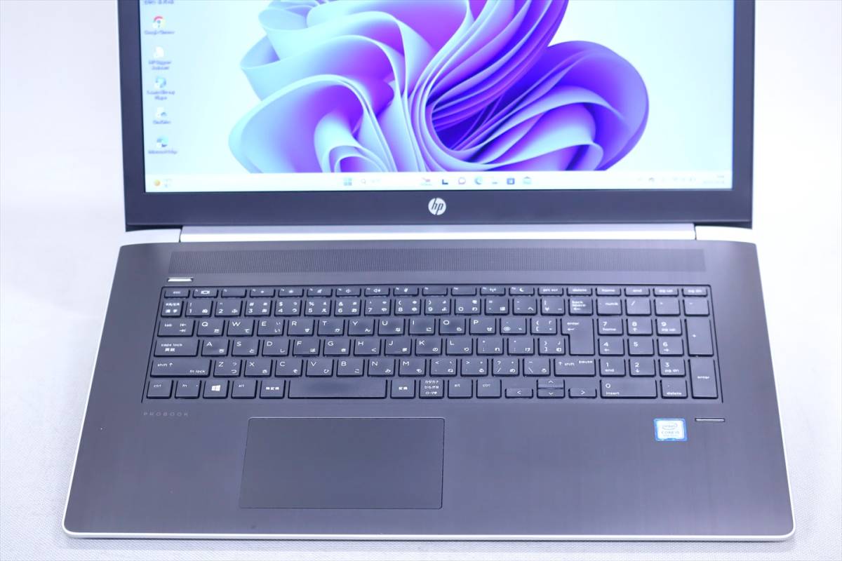 【1円～】Windows11+Office2021搭載！グラボ搭載映像強化モデル！HP ProBook 470 G5 i5-8250U メモリ8G 新品SSD256G+HDD500G 17.3TFT_画像3