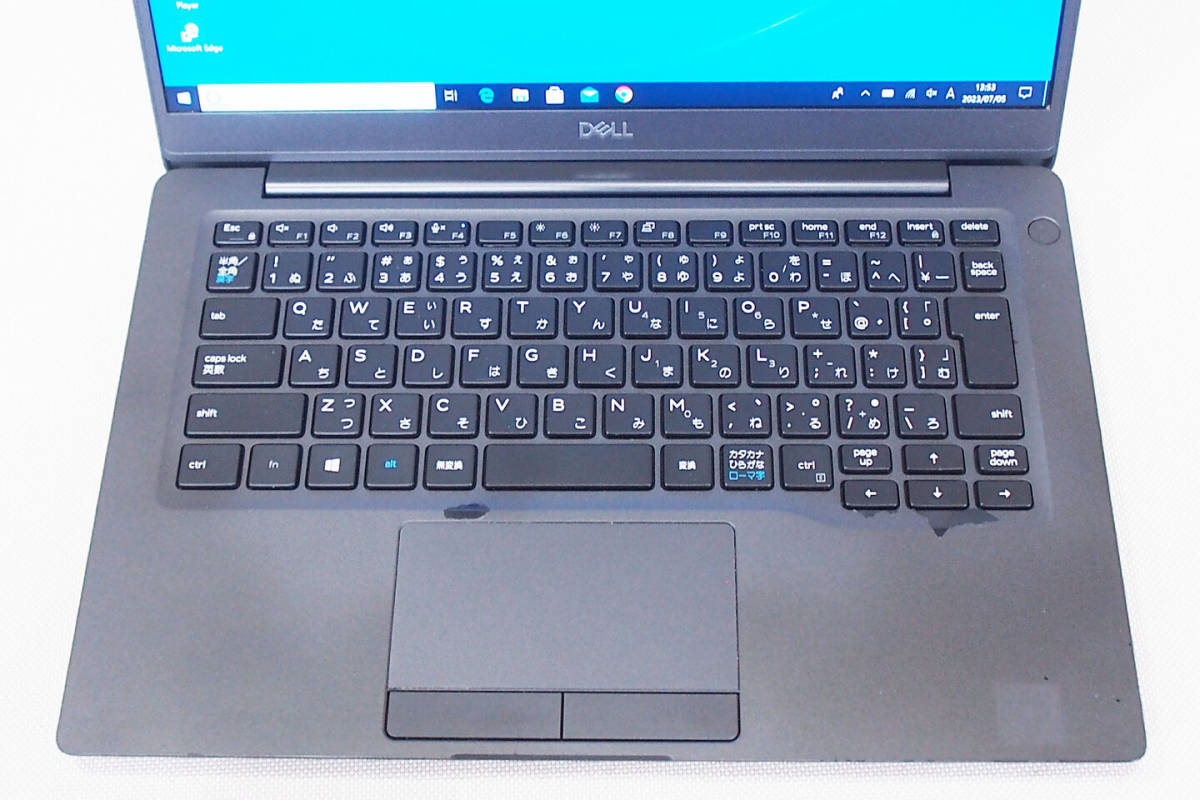 【1円～】爆速!2019/7モデル!Corei7!狭額13.3型FHDタッチ液晶PC！Latitude 7300 リカバリ i7-8665U NVMe SSD 512GB メモリ16GB Win10_画像3