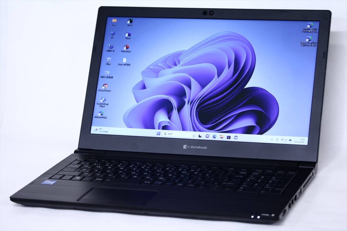 【1円～】第11世代CPU快速スタンダードPC！Office2021搭載！dynabook B65/HU i5-1135G7 8G SSD256G 15.6型HD WiFi6 Win11 2022年製_画像1