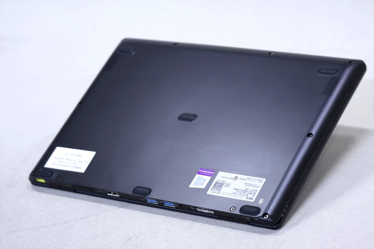 【1円～】Office2021搭載！12.5型FHD狭額縁液晶！921g軽量薄型コンパクトPC！VersaPro VKT12/H-1 i5-7Y54 メモリ8G SSD128G バッテリー良好_画像7