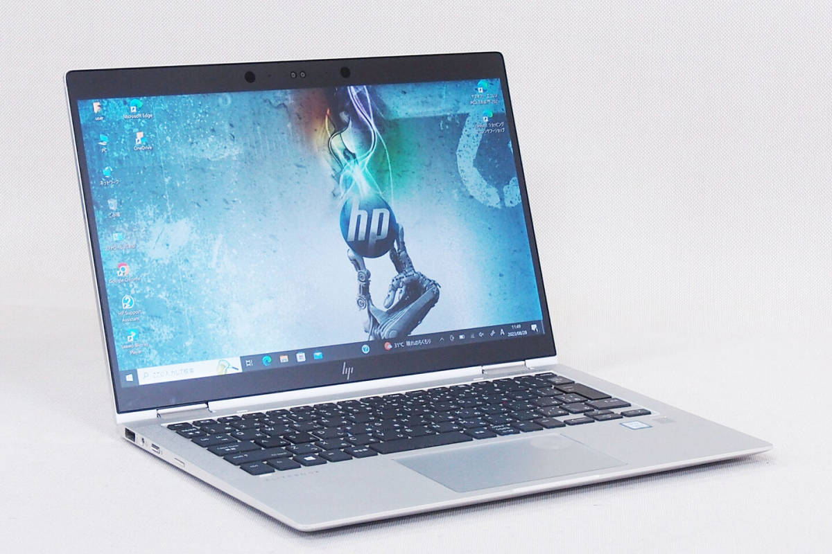 【1円～】i7搭載 2019/7製 大容量 HP EliteBook x360 1030 G3 LTEフリー i7-8550U 16G SSD512G 指紋/顔認証 FHDタッチ液晶 Win10Pro_画像3