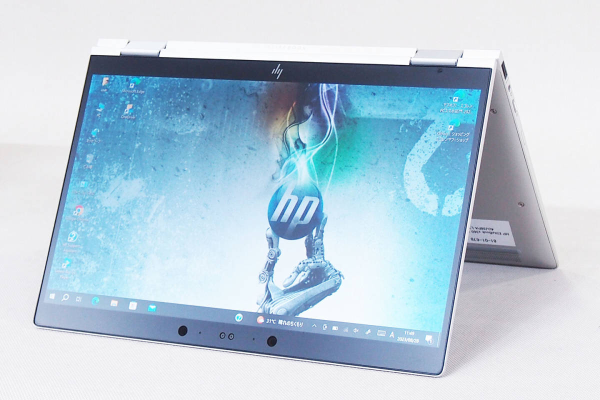 【1円～】i7搭載 2019/7製 大容量 HP EliteBook x360 1030 G3 LTEフリー i7-8550U 16G SSD512G 指紋/顔認証 FHDタッチ液晶 Win10Pro_画像1