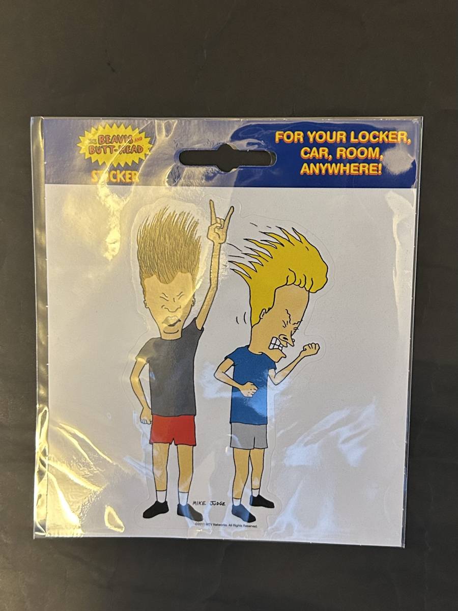 ◆即決送料込み◆新品未使用◆ビーバス＆バットヘッド ステッカー②◆Beavis&ButtHeadMTVアメコミ_画像1