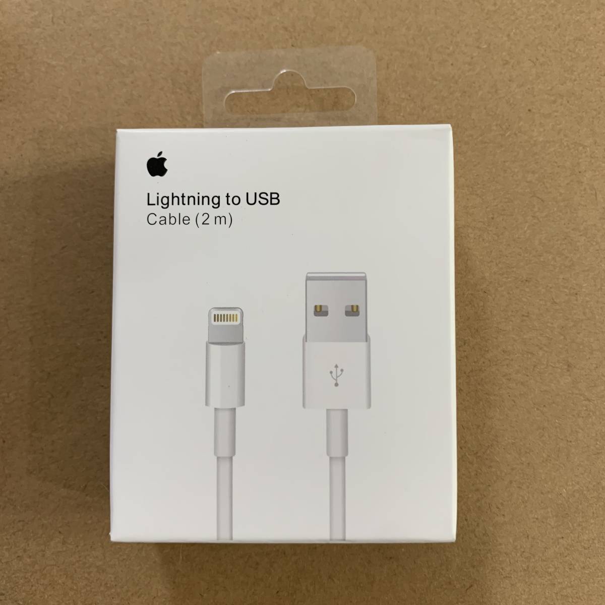 Apple純正 充電器 アイホン Lightning - USBケーブル 2m_画像1