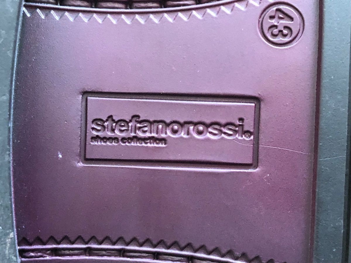 極美品 stefanorossi ステファノロッシ ドレスシューズ　プレーントゥ 革靴 ビジネスシューズ