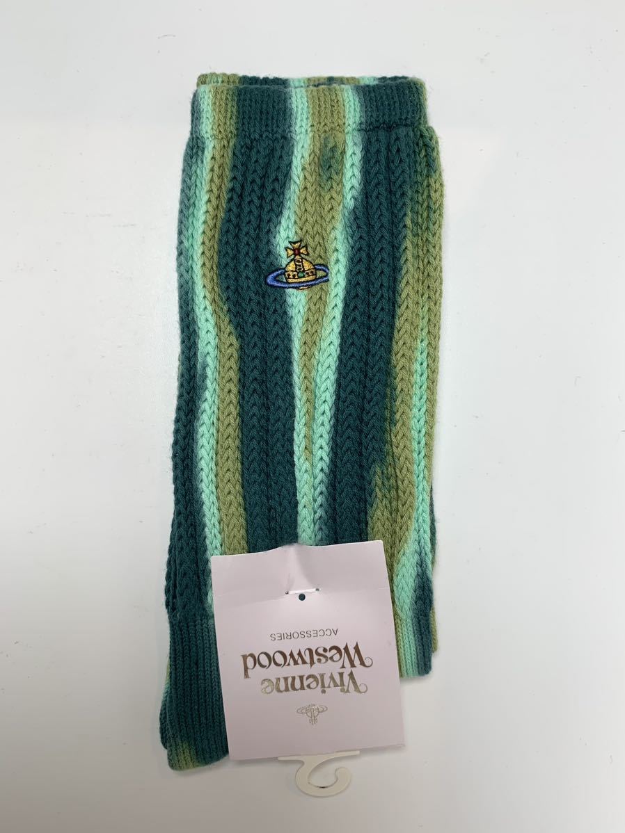 vivienne westwood Vivienne Westwood женский носки полоса Thai большой носки новый товар не использовался товар зеленый женский 