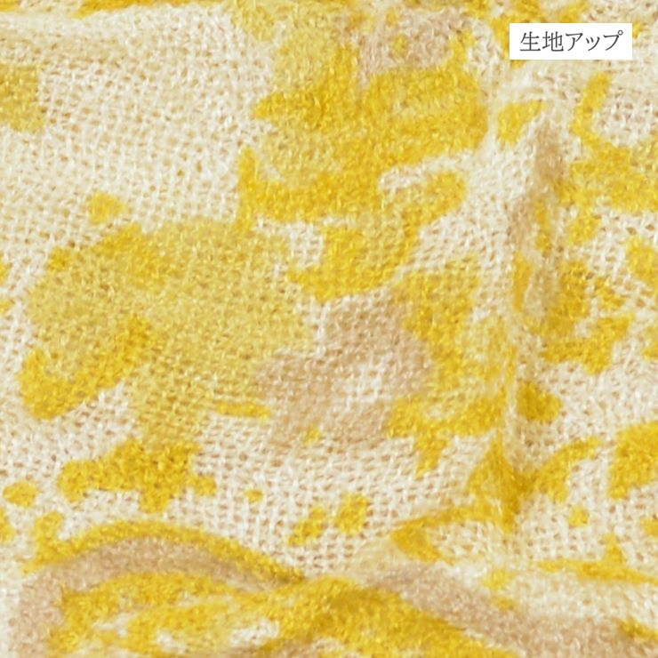 送料無料!! ストール イエロー□STALL002-12□新品 レディース 女性 薄手 薄地 春 秋 ショール コーデ かわいい おしゃれ プレゼント Z1_画像2