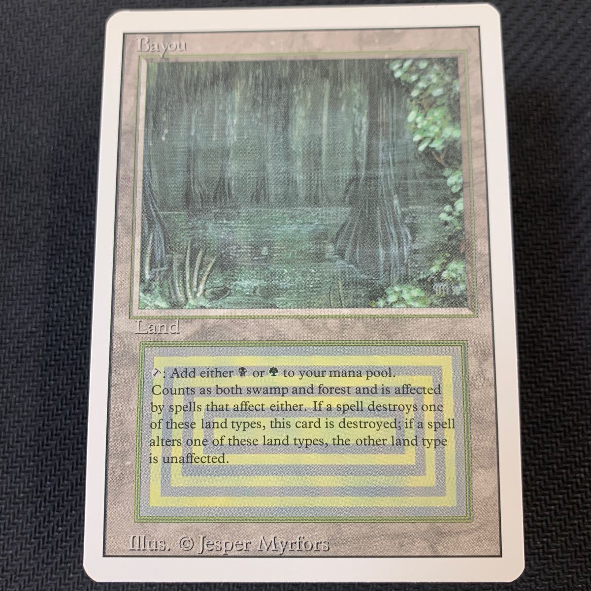 デュアルランド Bayou EN 3ED MTG_画像1