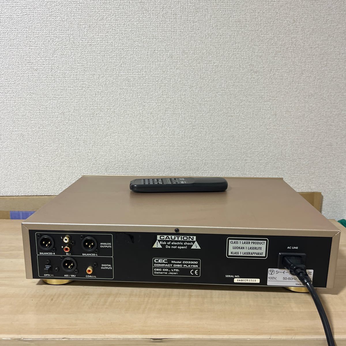 CEC CDプレーヤー CD3300R 現状品_画像4