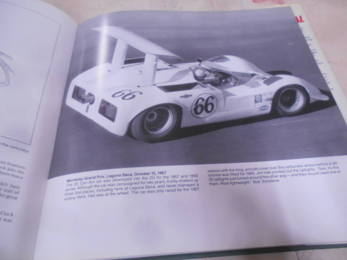 9O★／洋書　CHAPARRAL ジム・ホールのチャパラル・レースカーの全歴史 1961-1970 _画像5