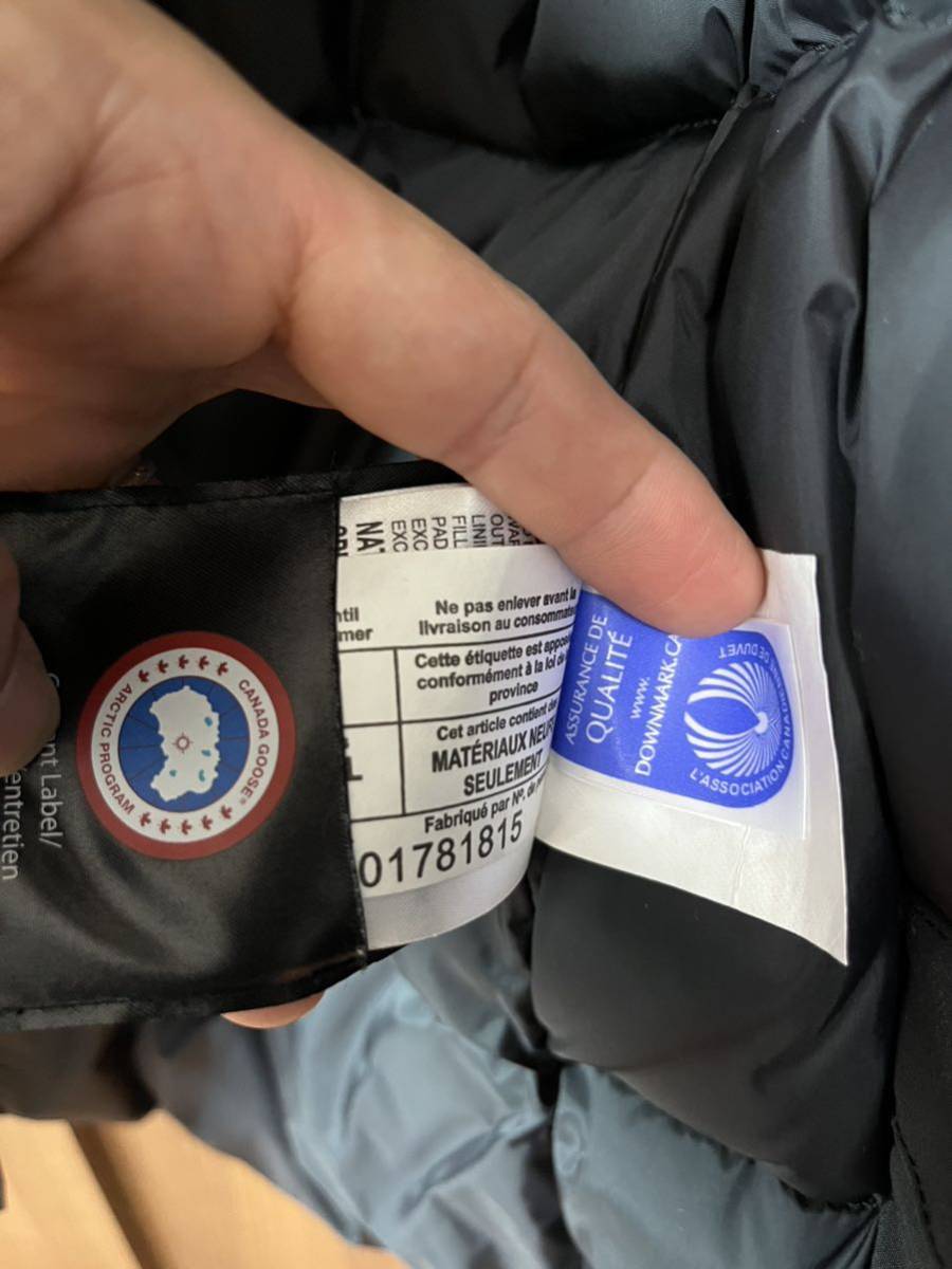 1円スタート　CANADA GOOSE JASPER カナダグース ジャスパー ブラック 黒　サイズ　S 美品_画像6