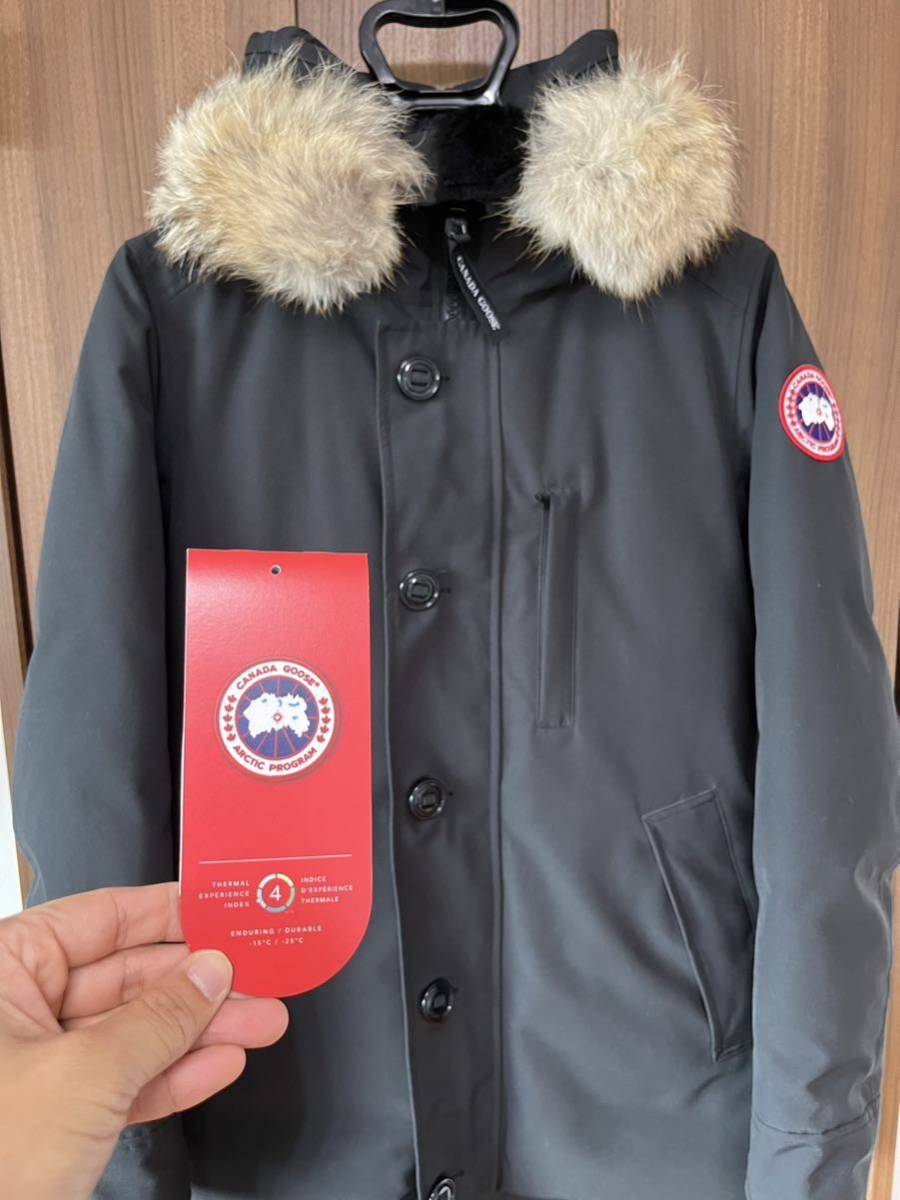 1円スタート　CANADA GOOSE JASPER カナダグース ジャスパー ブラック 黒　サイズ　S 美品_画像1