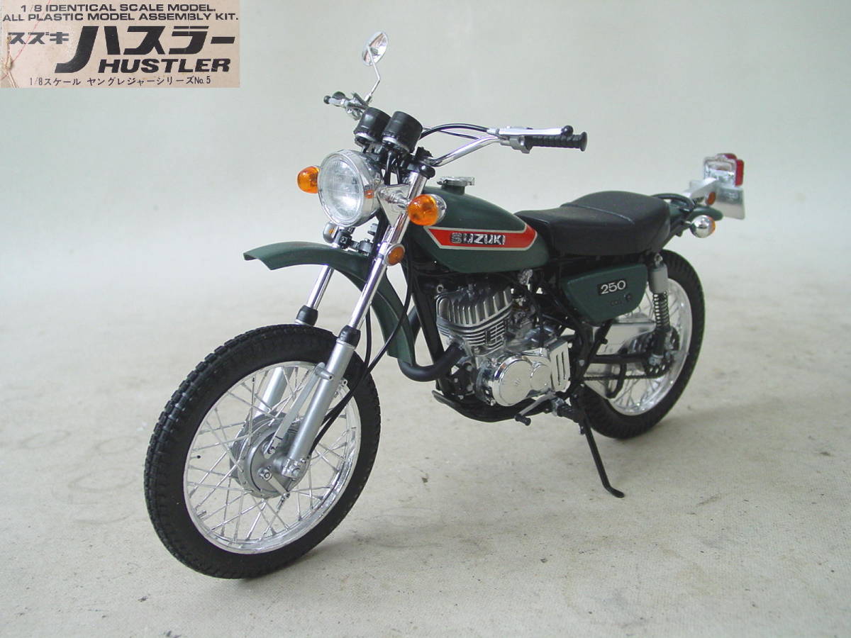 SUZUKI HUSTLER 250 1/8スケールモデル NITTO Nitto 1/8 SUZUKI Suzuki Hustler 250 HUSTLER final