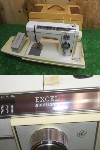 11030 JANOME ジャノメ EXCEL Electronic MODEL814 通電確認済み_画像2