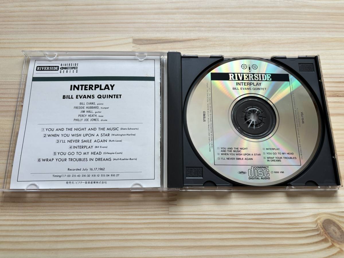 CD INTERPLAY / BILL EVANS QUINTET インタープレイ/ビル・エヴァンス_画像3