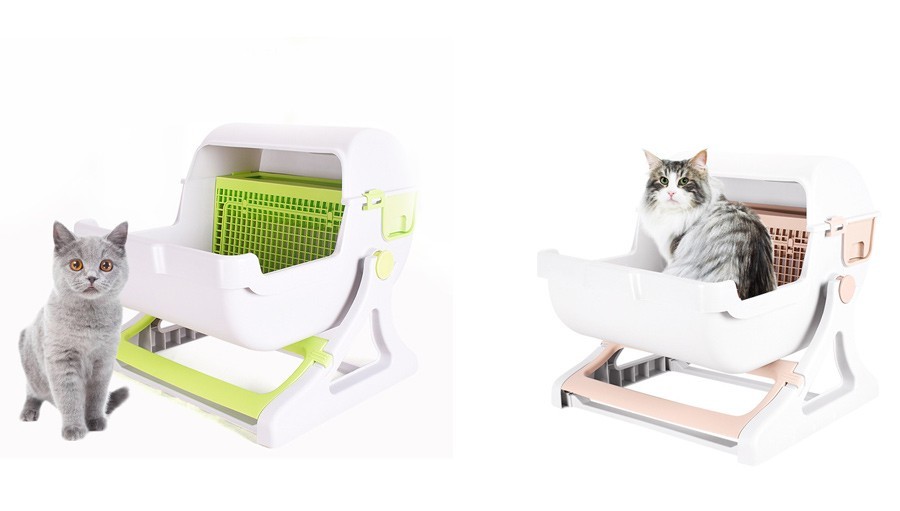 Sunruck semi-automatic cat for toilet SR-ACT01-BE beige 