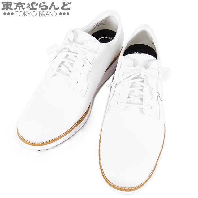 013009291 コールハーン COLE HAAN CH X SOPHNET オリジナルグランド ポストマン C37909 ホワイトxブラック レザー ゴルフ 9 1/2 靴 メンズ_画像1