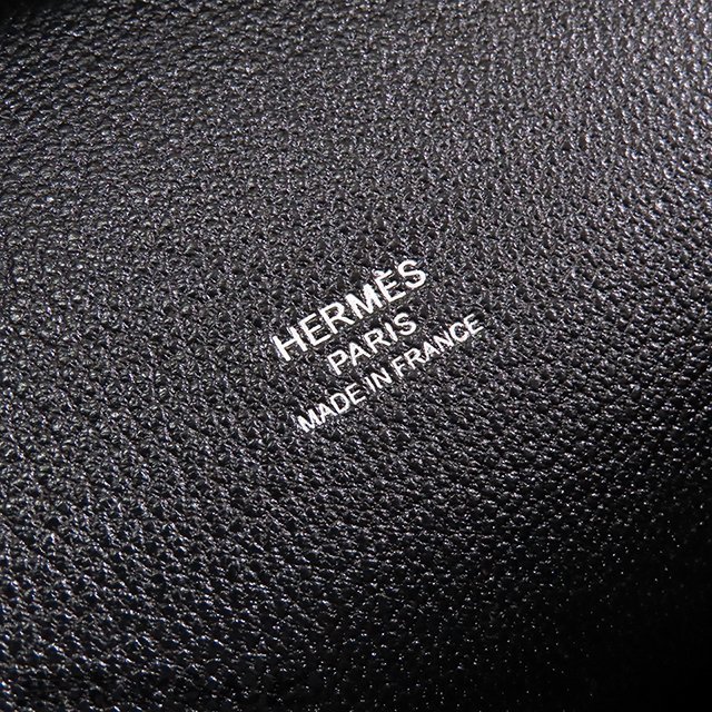 101699496 エルメス HERMES ジプシエール 28 D刻印 黒 ブラック シルバー金具 トリヨン ショルダーバッグ レディース_画像8