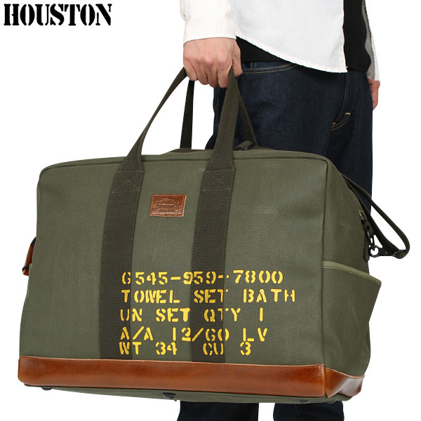  new goods HOUSTONhyu- stone Boston bag & shoulder bag 2WAY flight bag tongue 6523