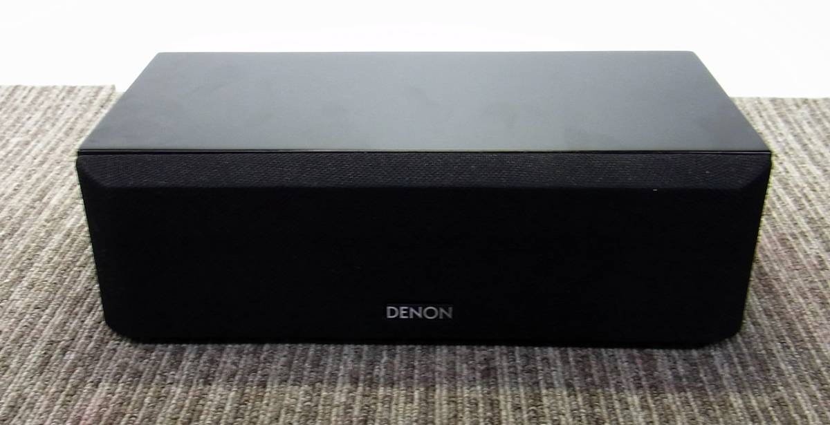 YI ア11-209 DENON デノン SC-C11SG-K センタースピーカー ブラック 中古_画像1