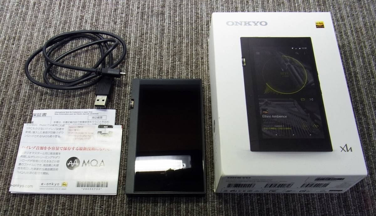 YI コ11-287 ONKYO オンキヨー DP-X1A [64GB] Android OS搭載 デジタルオーディオプレーヤー ハイレゾ対応 DAP 中古_画像1