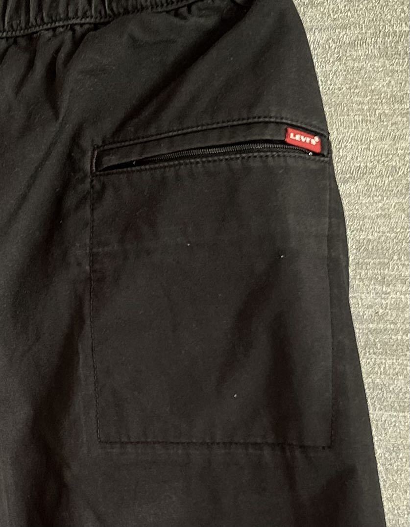 *送料無料 USED メンズ リーバイス LEVI'S PREMIUM ワイドシルエット テーパードパンツ [XS]~S 黒_画像5